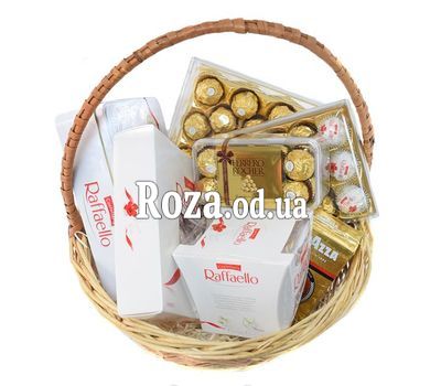 Ferrero Rocher and Raffaello gift basket