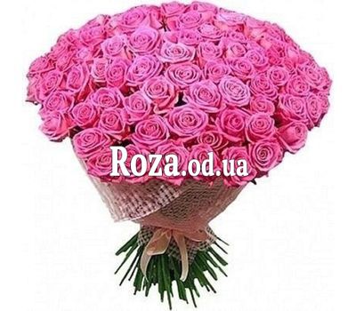 Букет из 101 розовой розы
