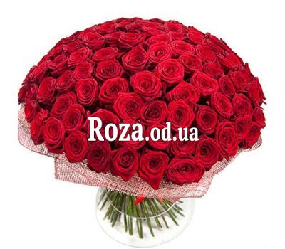 Bouquet of 121 red roses