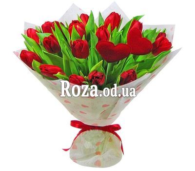 21 red tulip