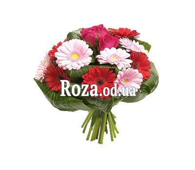 Букет из роз и гербер