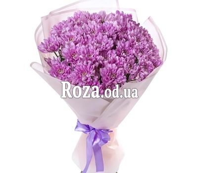 Нежный букет из хризантем