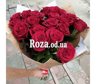 19 роз с шампанским 2