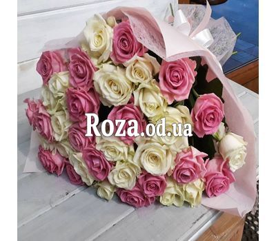 51 белая и розовая роза 2