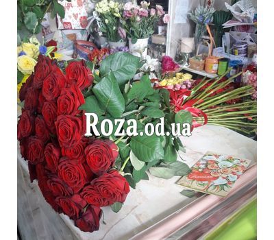 51 червона троянда 80 см 2