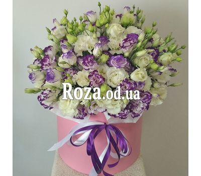 Букет эустом в коробке 2
