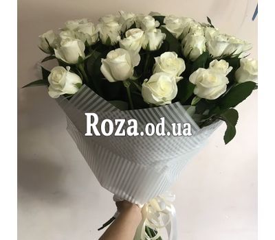 41 біла троянда в папері 1