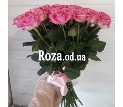 51 розовая роза 60 см 5