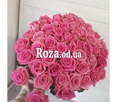 51 розовая роза 60 см 6