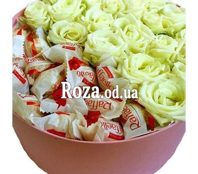 Белые розы и Raffaello 1