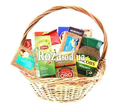 A large basket of sweets