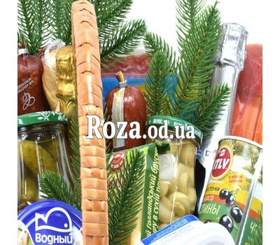 Большая новогодняя продуктовая корзина 2
