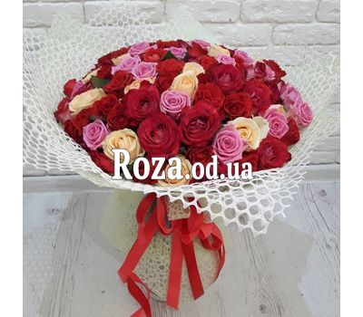 Великий букет троянд 70 см 2
