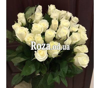 Bouquet of 29 white roses 3