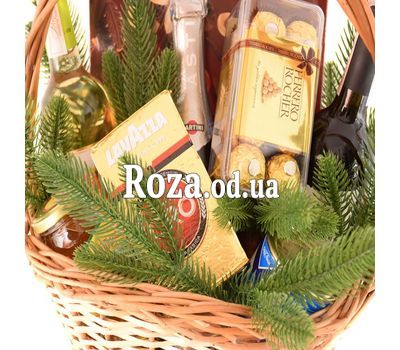 Корзина новогодняя в подарок 1