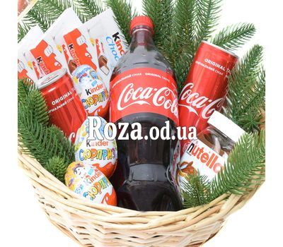 Kinder sweets basket for New Year 1