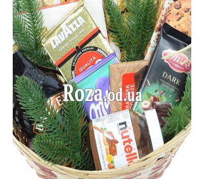 Новогодняя корзина с ликером Baileys 1