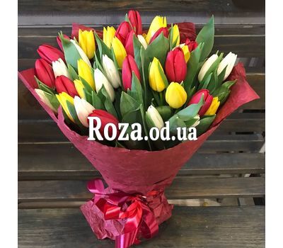 45 різнокольорових тюльпанів 2