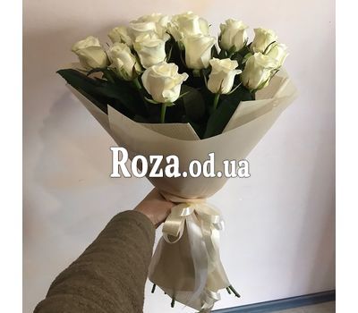Букет из 21 белой розы 2