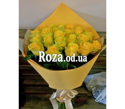 Букет из 25 желтых роз 1