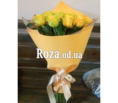 Букет из 25 желтых роз 2