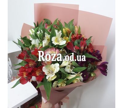 Bouquet of 9 alstromeries 2