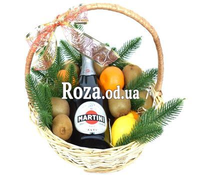 Фруктовый новогодний подарок