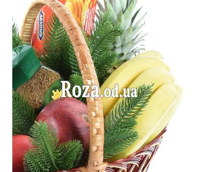 Корзинка с фруктами к Рождеству 1