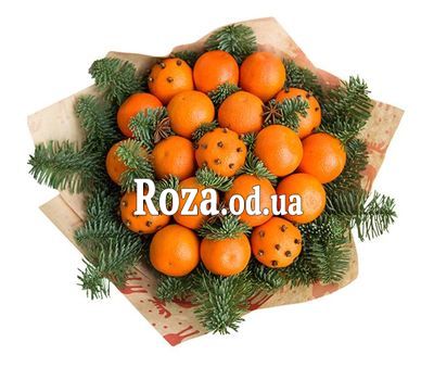 Букет из мандаринов 1