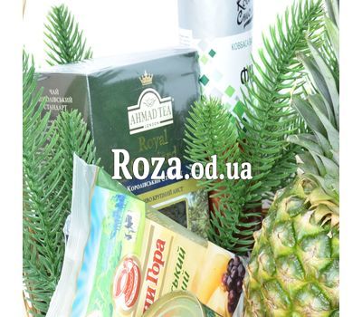 Корзина с шампанским на Рождество 1