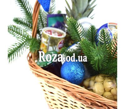 Продуктовая корзина на рождественские праздники 1