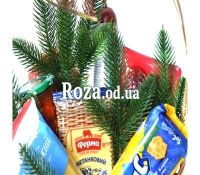 Рождественская корзинка продуктов 2