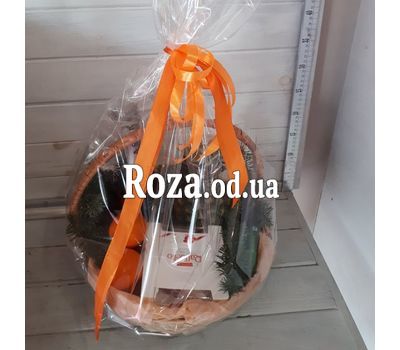 Рождественская корзинка с шампанским 1