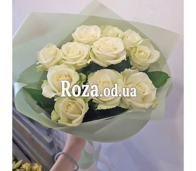 11 белых роз 10