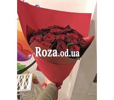 Букет из 17 красных роз 4