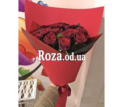 Букет из 17 красных роз 5