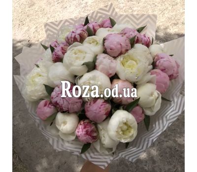 Букет из 21 пионов 1