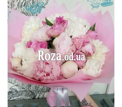 Букет из 21 пионов 5
