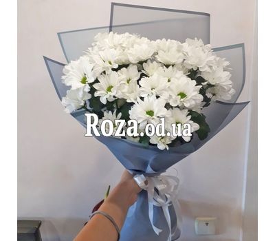 Букет із 5 ромашкових хризантем 2