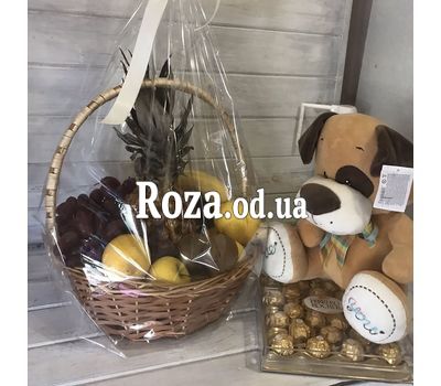 Фрукти, собачка, цукерки 1