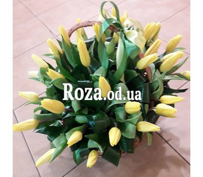 Корзина тюльпанов 2