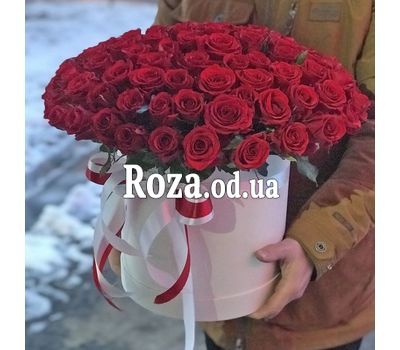 101 красная роза в коробке 5