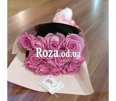 13 розовых роз 3