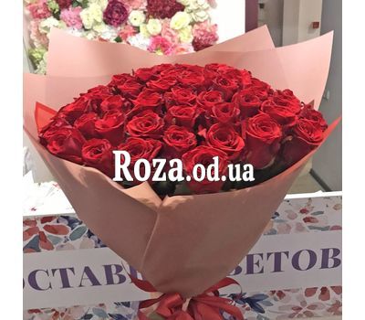 51 червона троянда 60 см 2