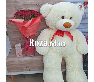 Белый мишка 1,2 м 4