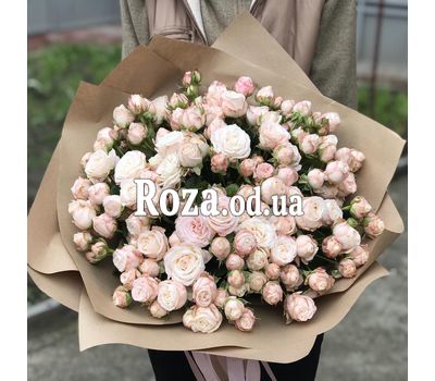 Bouquet of 51 bush roses 1