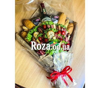Bouquet for a man with whiskey 1