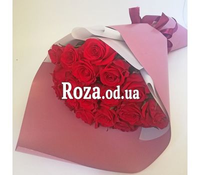 Букет из 17 красных роз 9
