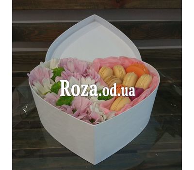 Цветы с макарунами 2
