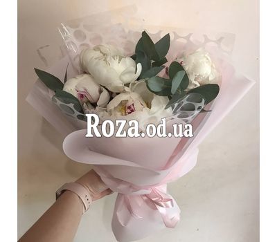 Мини букет пионов - 4